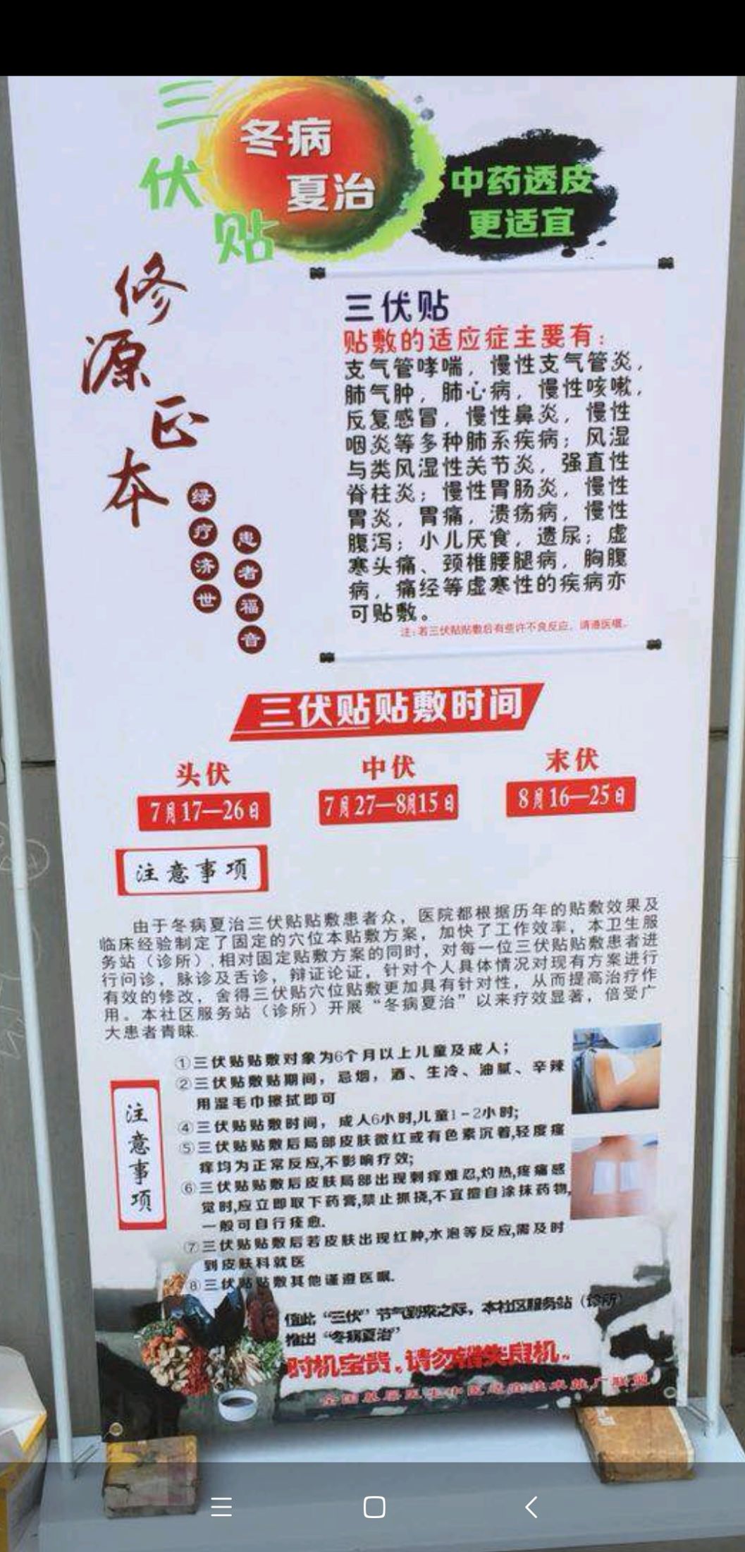 1、介紹三伏貼敷